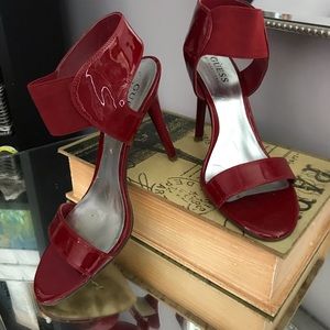 GUESS by Marciano Ruby Red Heels